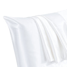 Load image into Gallery viewer, 2 Pack Satin Silk Pillowcase For Hair & Skin Pillow Cases Cover Pair