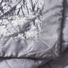 Load image into Gallery viewer, 5 Pieces Luxury Crushed velvet Bedspread Quilted Comforter Bedding Set & Cushion