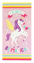 Load image into Gallery viewer, Large Microfibre Beach Bath Swim Gym Sports Towel Lightweight  Unicorn 70x140cm