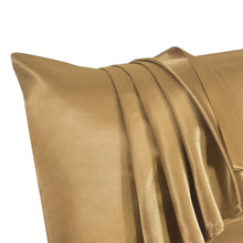 Load image into Gallery viewer, 2 Pack Satin Silk Pillowcase For Hair & Skin Pillow Cases Cover Pair