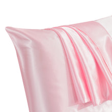 Load image into Gallery viewer, 2 Pack Satin Silk Pillowcase For Hair & Skin Pillow Cases Cover Pair