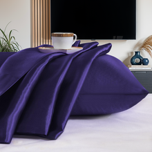 Load image into Gallery viewer, 2 Pack Satin Silk Pillowcase For Hair & Skin Pillow Cases Cover Pair