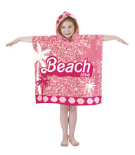 Load image into Gallery viewer, Kids Hooded Towel Poncho Beach Swimming Bath Boys Girls Mermaid Unicorn Butterfly 3+ Years