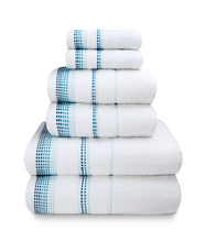 Load image into Gallery viewer, Luxury 6 Pieces Towel Sets 500 GSM Clearance Price Bath Towel Hand Towel Face Towels