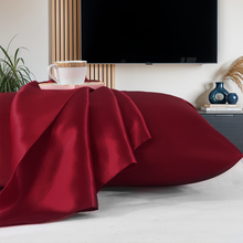 Load image into Gallery viewer, 2 Pack Satin Silk Pillowcase For Hair & Skin Pillow Cases Cover Pair