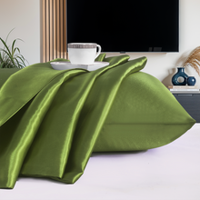 Load image into Gallery viewer, 2 Pack Satin Silk Pillowcase For Hair & Skin Pillow Cases Cover Pair