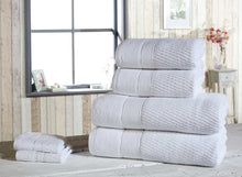 Load image into Gallery viewer, Luxury 6 Pieces Towel Sets 500 GSM Clearance Price Bath Towel Hand Towel Face Towels
