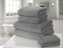 Load image into Gallery viewer, Luxury 6 Pieces Towel Sets 500 GSM Clearance Price Bath Towel Hand Towel Face Towels