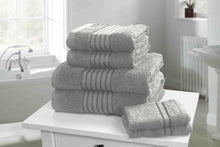 Load image into Gallery viewer, Luxury 6 Pieces Towel Sets 500 GSM Clearance Price Bath Towel Hand Towel Face Towels