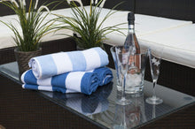 Load image into Gallery viewer, Luxury Soft Beach Towel Pool Towel 100% Cotton Velour Striped Chlorine Resistant
