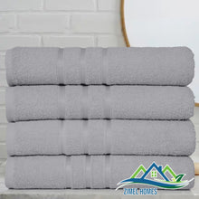 Load image into Gallery viewer, 4Pcs Luxury Large Bath Sheets 100% Cotton Bathroom Shower Towel Sheet Pack Of 4