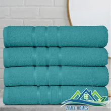Load image into Gallery viewer, 4Pcs Luxury Large Bath Sheets 100% Cotton Bathroom Shower Towel Sheet Pack Of 4