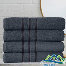 Load image into Gallery viewer, 4Pcs Luxury Large Bath Sheets 100% Cotton Bathroom Shower Towel Sheet Pack Of 4