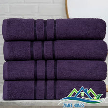 Load image into Gallery viewer, 4Pcs Luxury Large Bath Sheets 100% Cotton Bathroom Shower Towel Sheet Pack Of 4