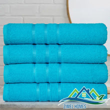 Load image into Gallery viewer, 4Pcs Luxury Large Bath Sheets 100% Cotton Bathroom Shower Towel Sheet Pack Of 4