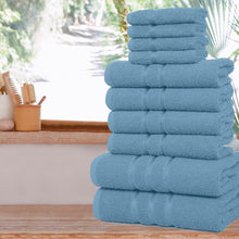 Load image into Gallery viewer, 10 Piece Bathroom Towel Bale Set 100% Combed Cotton Premium Luxury Gift Set