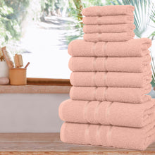 Load image into Gallery viewer, 10 Piece Bathroom Towel Bale Set 100% Combed Cotton Premium Luxury Gift Set