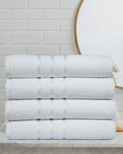 Load image into Gallery viewer, 4Pcs Luxury Large Bath Sheets 100% Cotton Bathroom Shower Towel Sheet Pack Of 4