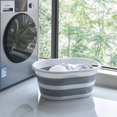 Collapsible Laundry Basket – 48L Compact Folding Storage Bin