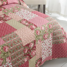 Load image into Gallery viewer, 3 Piece Luxury Quilted Bedspread &amp; Pillowshams Set | Double King Throw Comforter Design 131