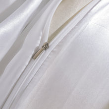 Load image into Gallery viewer, Luxury 10 Piece Satin Bedding Set – Complete Duvet Cover Set with Fitted Sheet, Pillowcases &amp; Accessories – Available in 4 Sizes