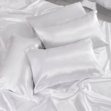 Load image into Gallery viewer, Luxury 10 Piece Satin Bedding Set – Complete Duvet Cover Set with Fitted Sheet, Pillowcases &amp; Accessories – Available in 4 Sizes