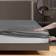 Load image into Gallery viewer, Luxury 10 Piece Satin Bedding Set – Complete Duvet Cover Set with Fitted Sheet, Pillowcases &amp; Accessories – Available in 4 Sizes
