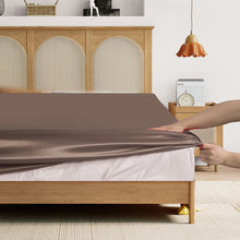 Load image into Gallery viewer, Luxury 10 Piece Satin Bedding Set – Complete Duvet Cover Set with Fitted Sheet, Pillowcases &amp; Accessories – Available in 4 Sizes