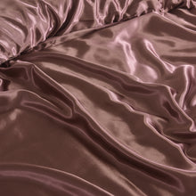 Load image into Gallery viewer, Luxury 10 Piece Satin Bedding Set – Complete Duvet Cover Set with Fitted Sheet, Pillowcases &amp; Accessories – Available in 4 Sizes