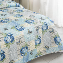 Load image into Gallery viewer, 3 Piece Luxury Quilted Bedspread &amp; Pillow Shams Set | Double King Throw Comforter Design 133