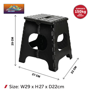 Folding Step Stool Plastic Heavy Duty Multi Purpose Easy Foldable Home Kitchen