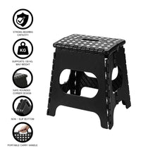 Load image into Gallery viewer, Folding Step Stool Plastic Heavy Duty Multi Purpose Easy Foldable Home Kitchen