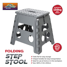 Load image into Gallery viewer, Folding Step Stool Plastic Heavy Duty Multi Purpose Easy Foldable Home Kitchen