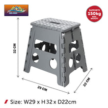 Load image into Gallery viewer, Folding Step Stool Plastic Heavy Duty Multi Purpose Easy Foldable Home Kitchen