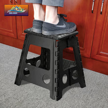 Load image into Gallery viewer, Folding Step Stool Plastic Heavy Duty Multi Purpose Easy Foldable Home Kitchen