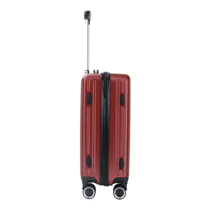 Hard Shell Lightweight ABS Suitcase 4 Spin Wheel Set of 3 Travel Luggage Trolley