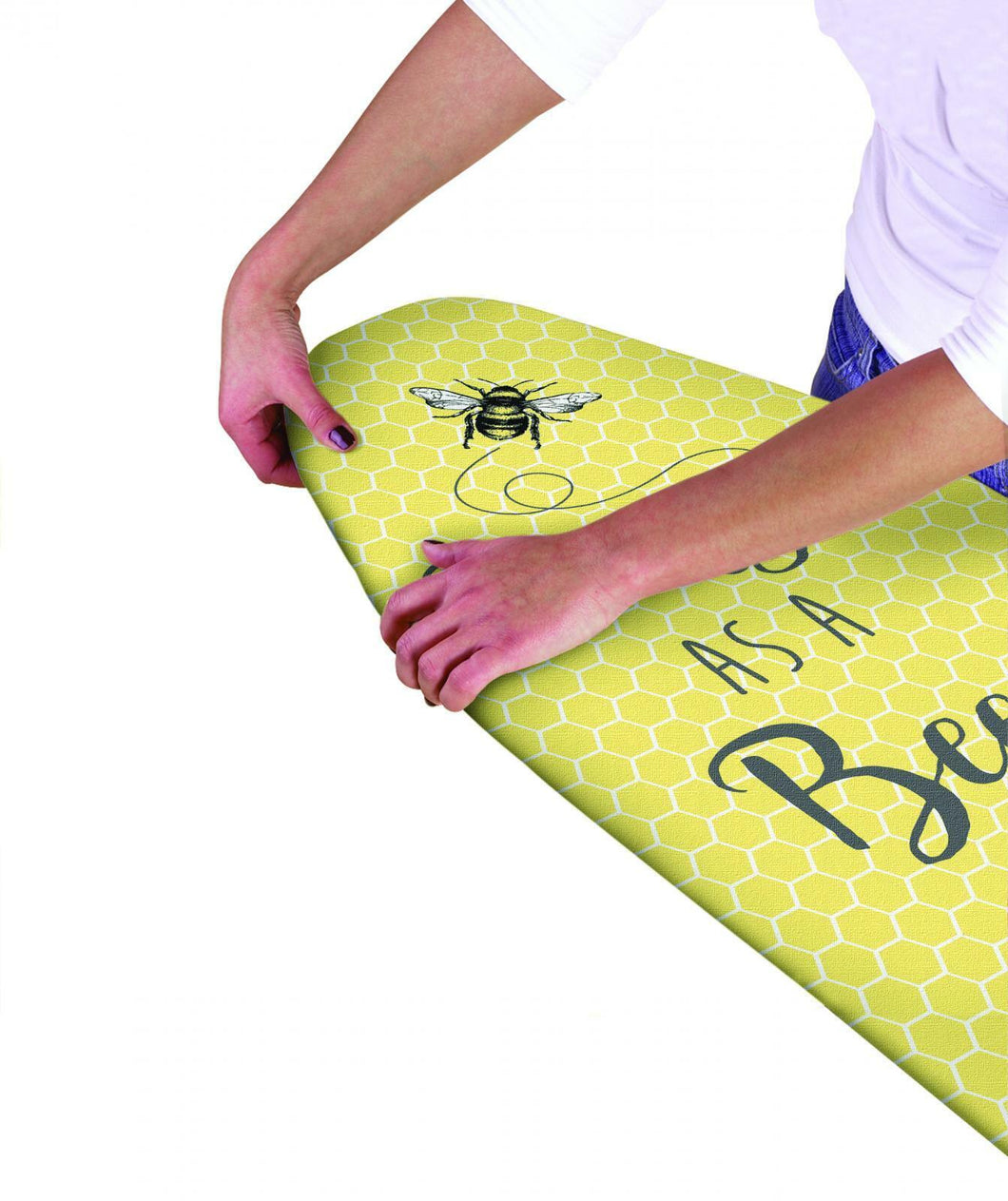 Modern Easy Fit Elasticated Ironing Board Cover Double Layer Backing Washable