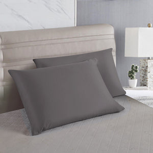 200 Thread Count 100% Fine Cotton Pillow Cases, House Wife Pair Of Pillow Cases