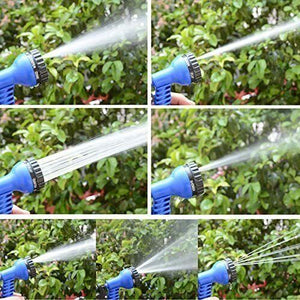 Heavy Duty Expandable Garden Hose Flexiable Pipe 7 Function Spray Gun Water