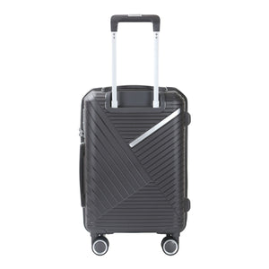 Hard Shell Lightweight ABS Suitcase 4 Spin Wheel Set of 3 Travel Luggage Trolley