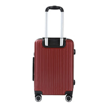 Load image into Gallery viewer, Hard Shell Lightweight ABS Suitcase 4 Spin Wheel Set of 3 Travel Luggage Trolley