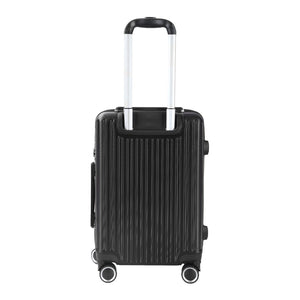 Hard Shell Lightweight ABS Suitcase 4 Spin Wheel Set of 3 Travel Luggage Trolley