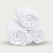 Load image into Gallery viewer, 12 Pack 100%Egyptian Cotton Luxury Face Towels Flannels Wash Cloth Hang Loop