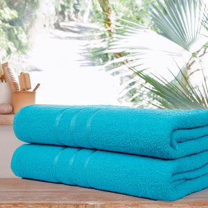 2 Pack Jumbo Bath Towels – Quick Dry, Super Absorbent