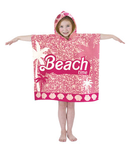 Kids Hooded Towel Poncho Beach Swimming Bath Boys Girls Mermaid Unicorn Butterfly 3+ Years