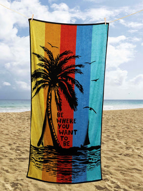 Jumbo Beach Towel Pool Towel 85 x 160 cm Chlorine Resistant