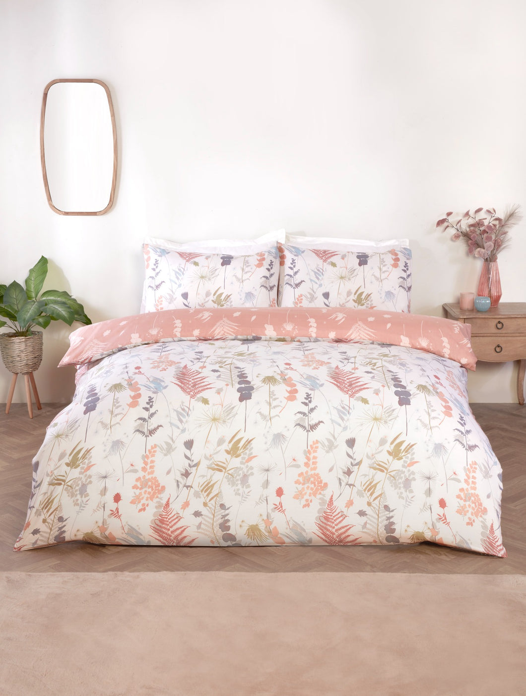 Camargue Printed Microfiber 4PCS Bedding Set – Duvet Cover, Fitted Sheet & Pillowcases