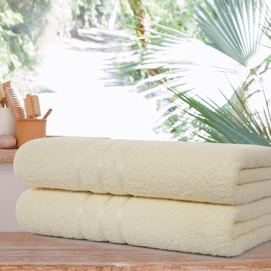 2 Pack Jumbo Bath Towels – Quick Dry, Super Absorbent