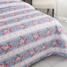 Load image into Gallery viewer, 3 Piece Luxury Quilted Bedspread &amp; Pillow Shams Set | Double King Throw Comforter Design 140
