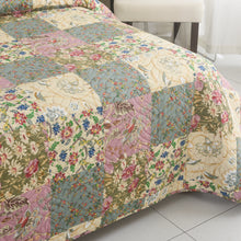 Load image into Gallery viewer, 3 Piece Luxury Quilted Bedspread &amp; Pillow Shams Set | Double King Throw Comforter Design 132